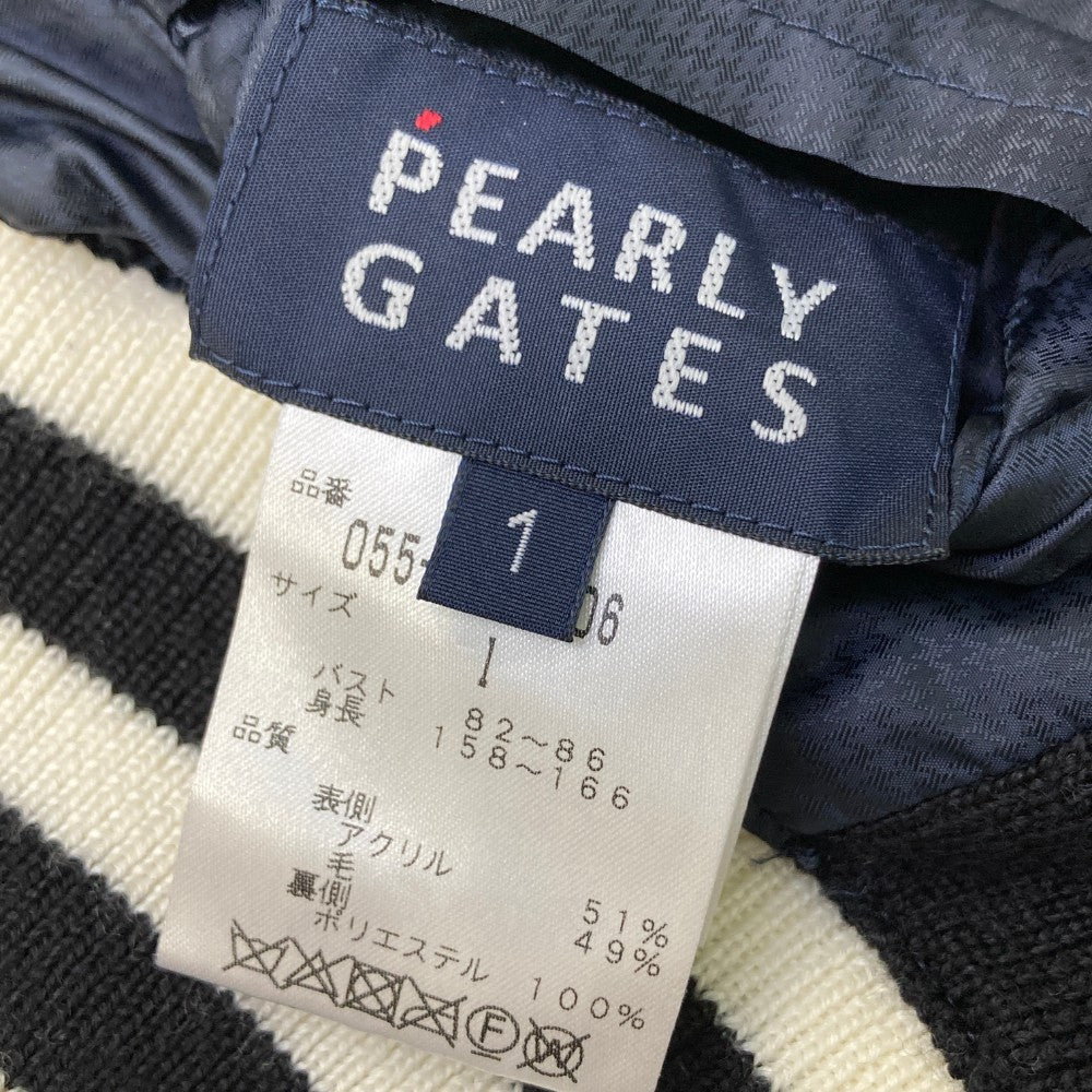 PEARLY GATES パーリーゲイツ  リバーシブルベスト  ホワイト系 1