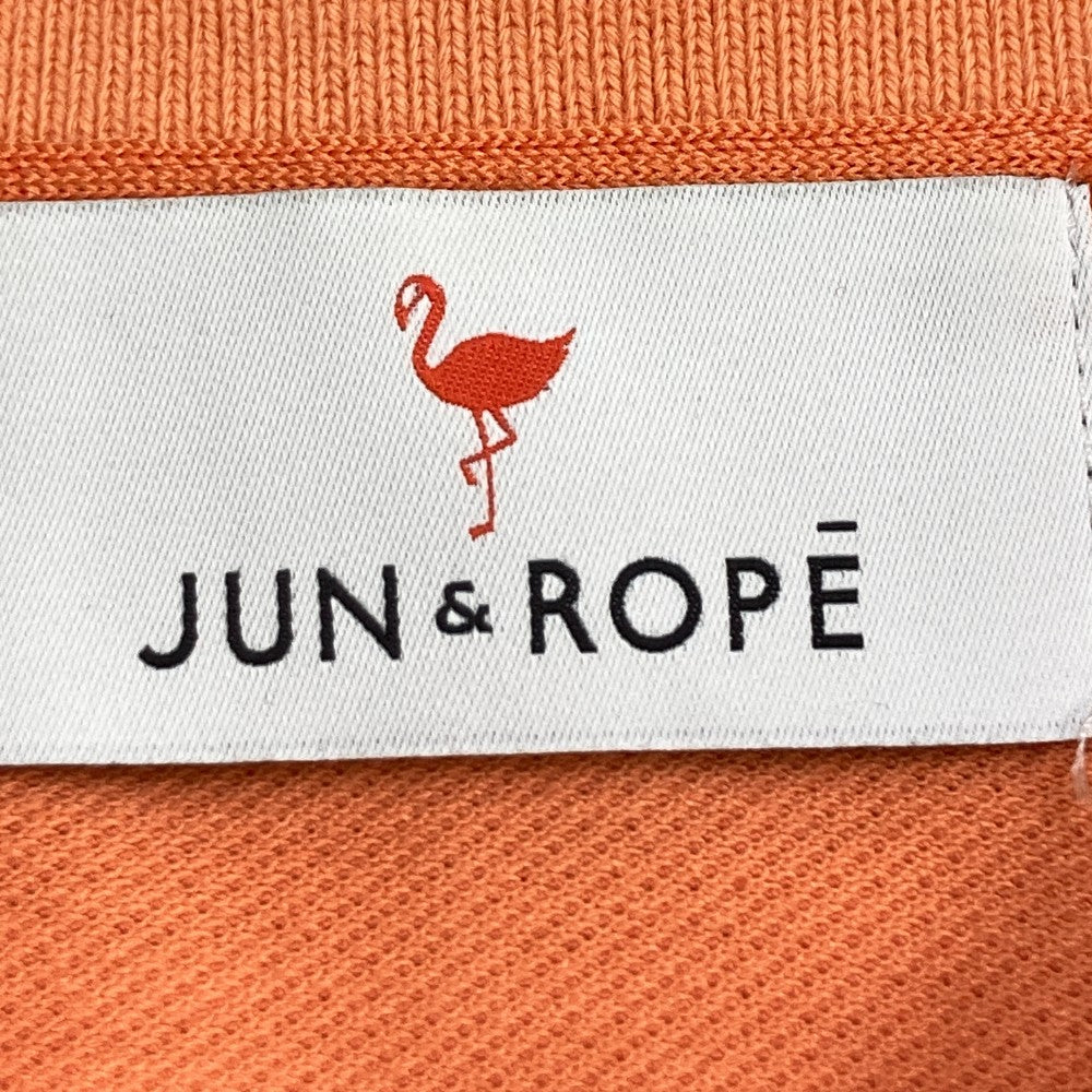 JUN&ROPE 준앤로프  반팔 폴로 셔츠  오렌지 계열 M