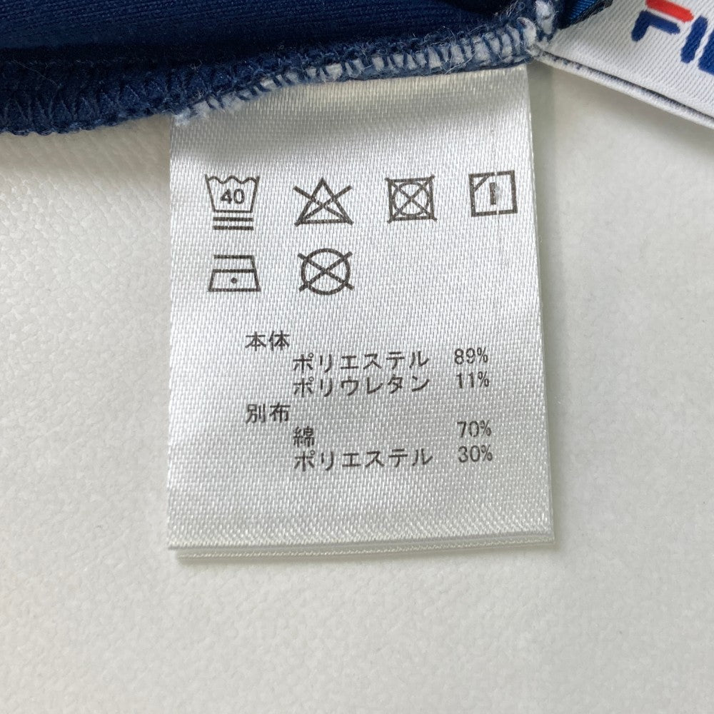 FILA GOLF フィラゴルフ  ハイネック 長袖Tシャツ  ネイビー系 L