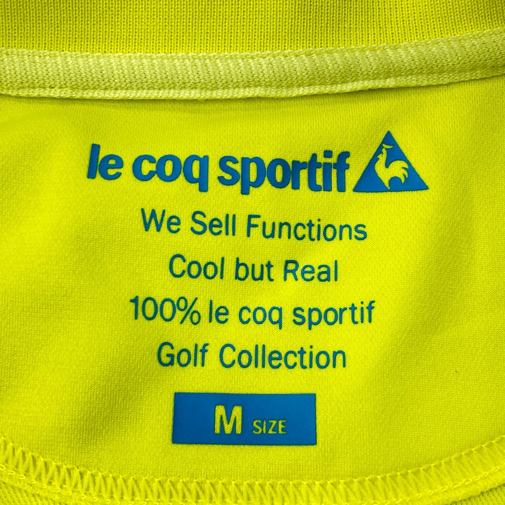 LE COQ GOLF 르꼬끄골프 반팔 폴로셔츠 옐로우 계열 M