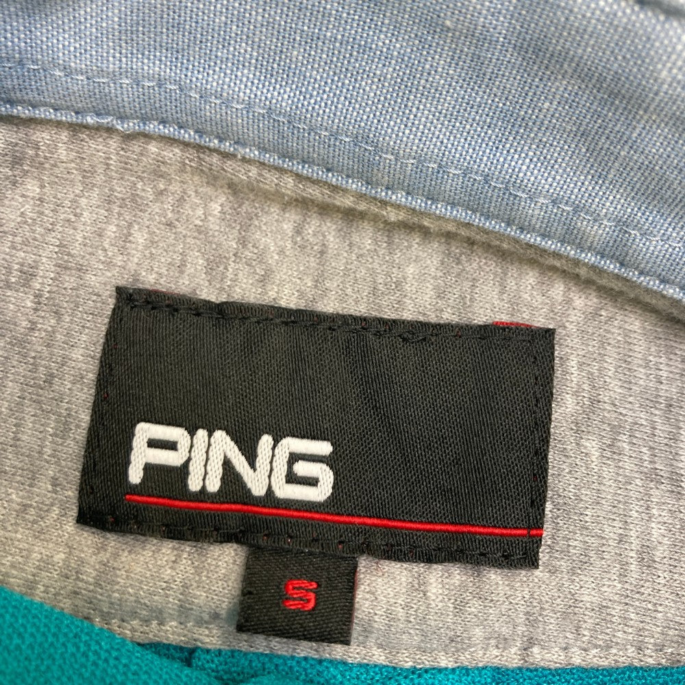 PING 핑 반소매 폴로 셔츠 그린 계열 S