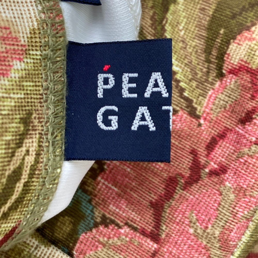 PEARLY GATES パーリーゲイツ  ストレッチ ロングパンツ 総柄 グリーン系 0
