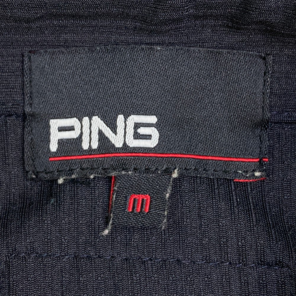 PING 핑 2023년 반팔 폴로 셔츠 블랙 계열 M 사이즈