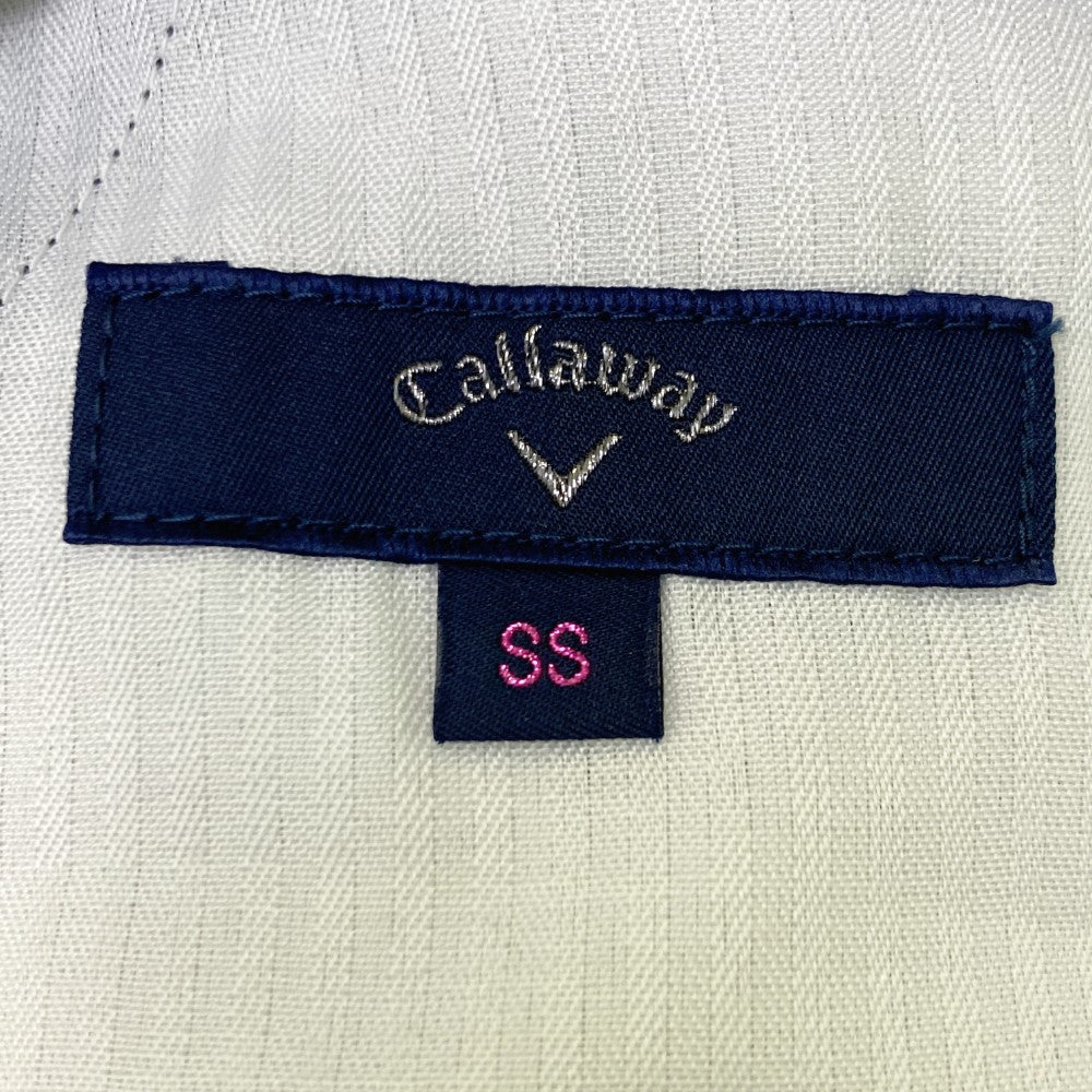 CALLAWAY キャロウェイ  プリーツ切替 ストレッチスカート  ネイビー系 SS