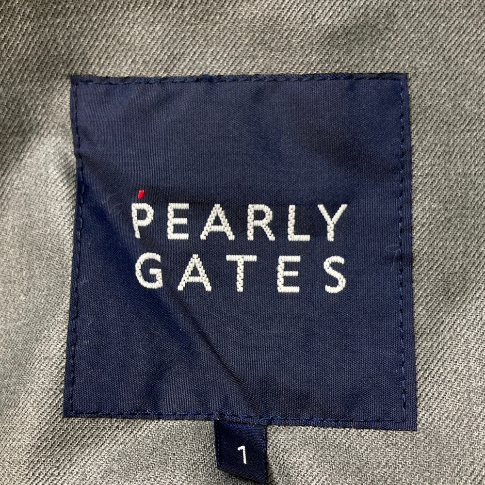PEARLY GATES パーリーゲイツ  半袖スニードジャック  ブラック系 1