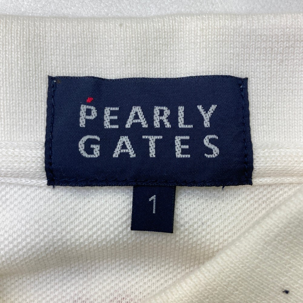 PEARLY GATES パーリーゲイツ  半袖ポロシャツ  ホワイト系 1