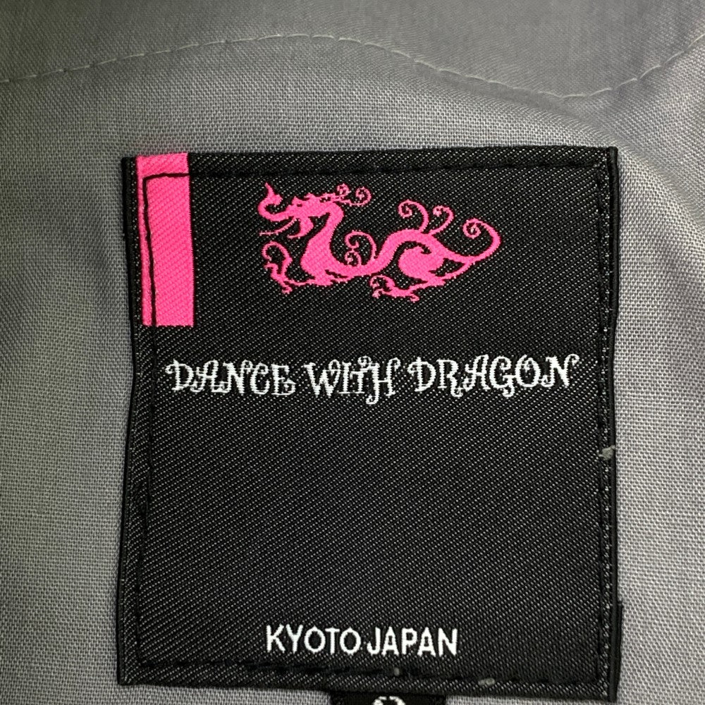 DANCE WITH DRAGON 댄스 위드 드래곤 스커트 체크무늬 그레이 계열 2