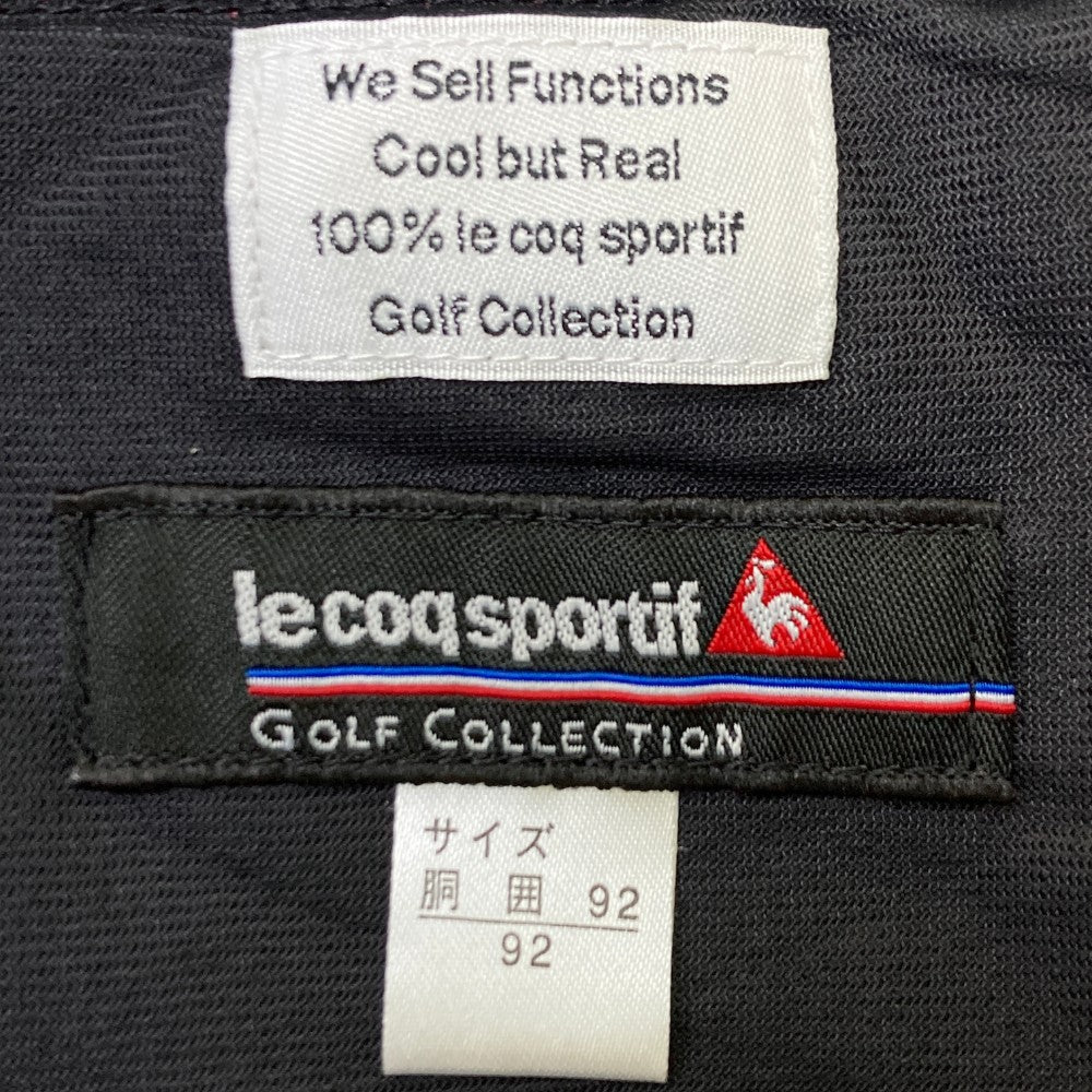 LE COQ GOLF ルコックゴルフ  裏起毛パンツ  レッド系 92