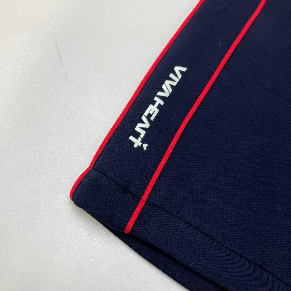 VIVA HEART ビバハート ; インナー付き ダンボールニット スカート  ネイビー系 42