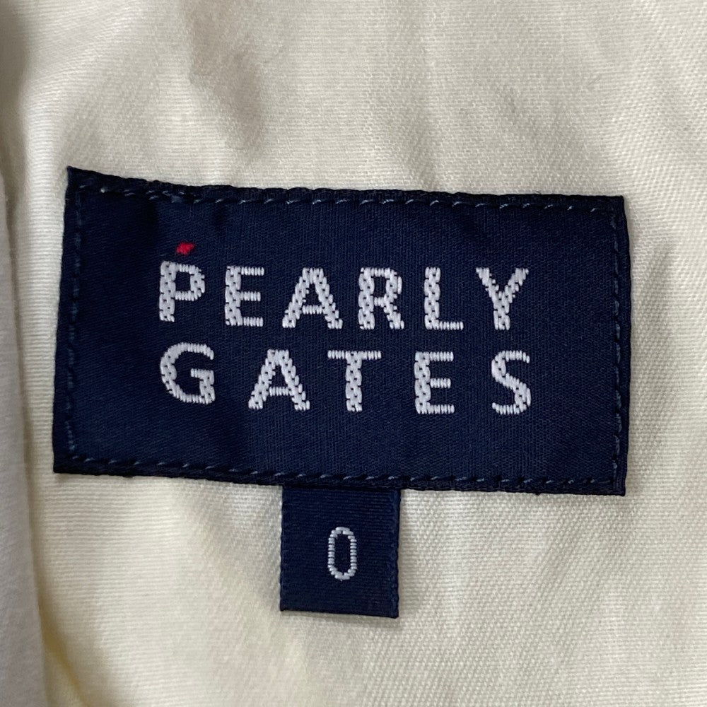 PEARLY GATES パーリーゲイツ  ストレッチスカート 刺繍 総柄 パープル系 0