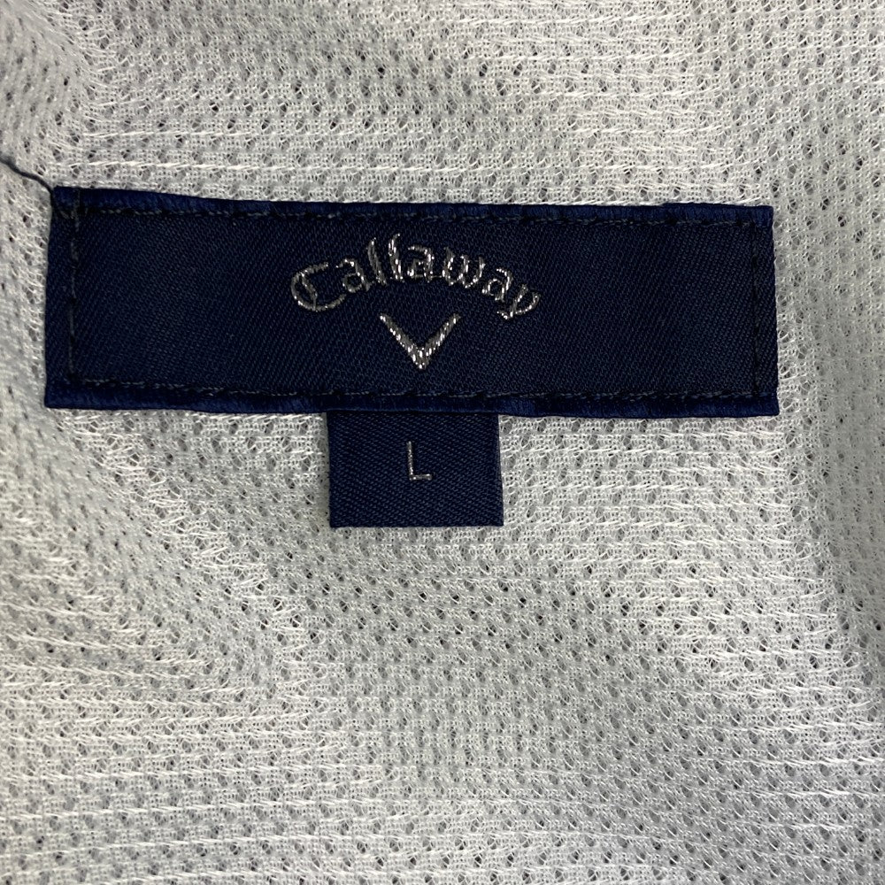 CALLAWAY キャロウェイ  ロングパンツ シアサッカー ストライプ柄 ネイビー系 L