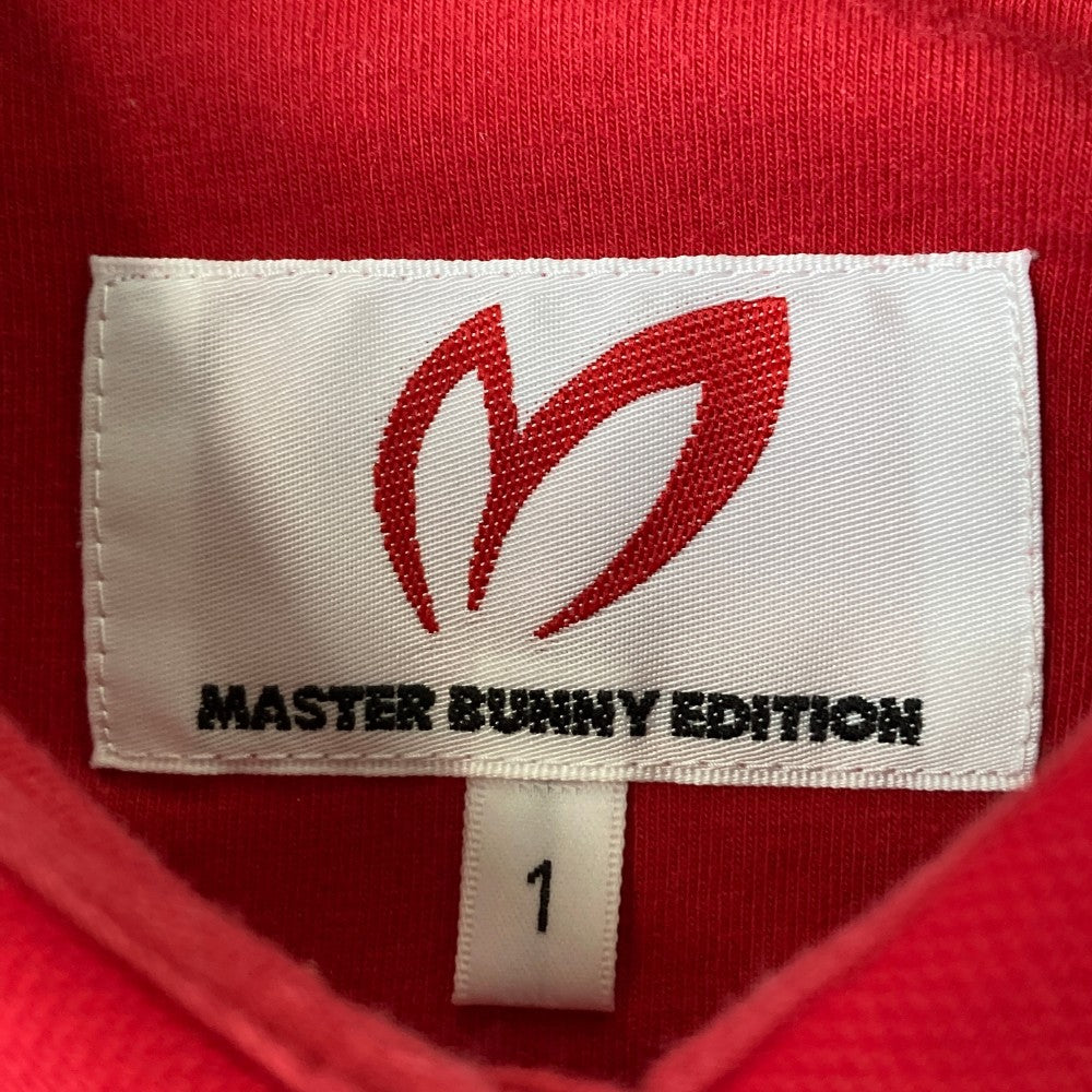 MASTER BUNNY EDITION マスターバニーエディション  長袖ポロシャツ  レッド系 1