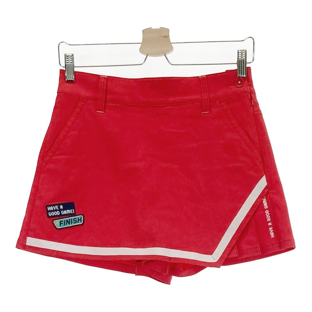 FILA GOLF フィラゴルフ  インナー付 ストレッチスカート  レッド系 S