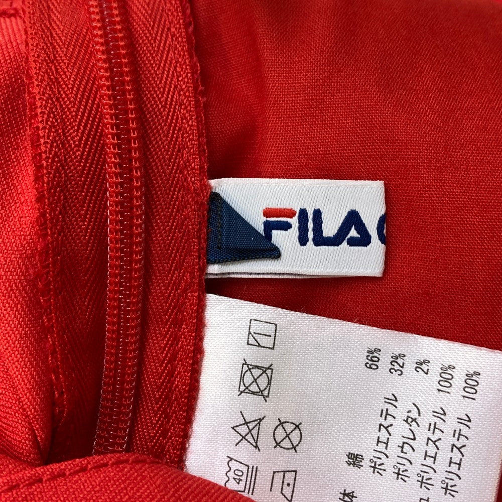 FILA GOLF フィラゴルフ  インナー付 ストレッチスカート  レッド系 S