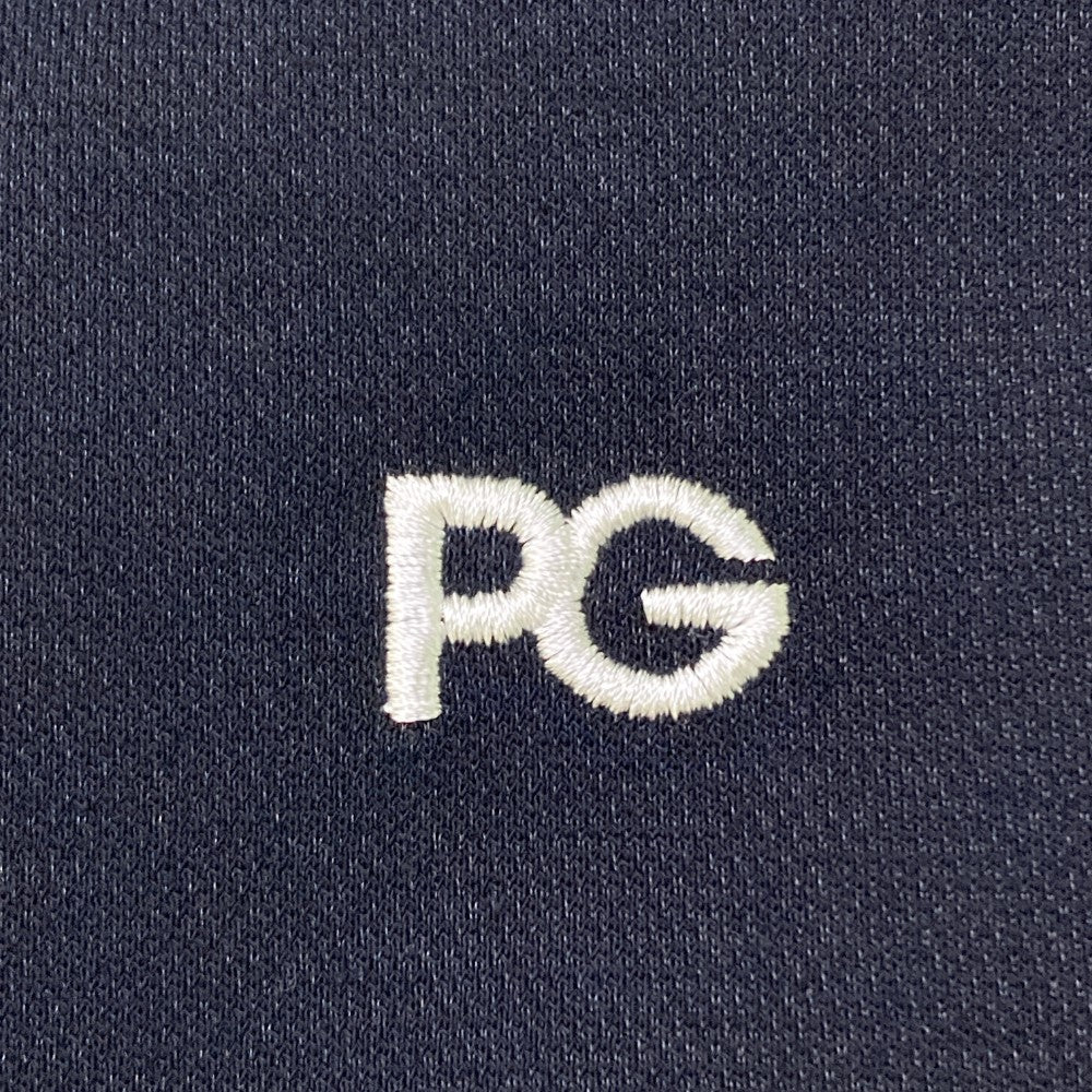 PEARLY GATES パーリーゲイツ 2022年モデル ハイネック 半袖Tシャツ バックロゴ  ネイビー系 0
