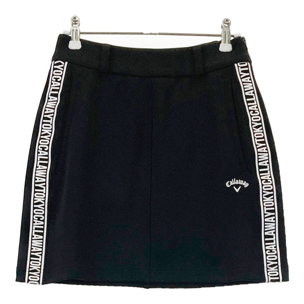 CALLAWAY 캘러웨이 스커트 스웨트 로고 라인 블랙 계열 SS