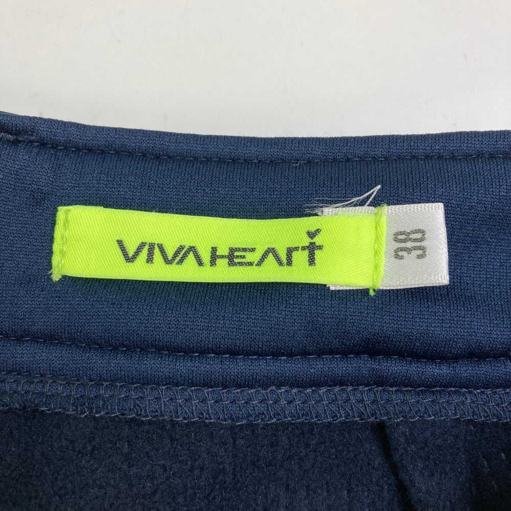 VIVA HEART ビバハート  裏起毛ショートパンツ  ネイビー系 38