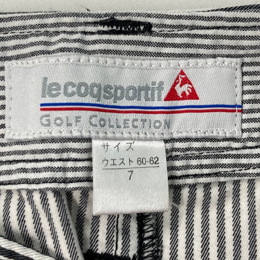 LE COQ GOLF ルコックゴルフ  スカート ストライプ柄 ブラック系 7