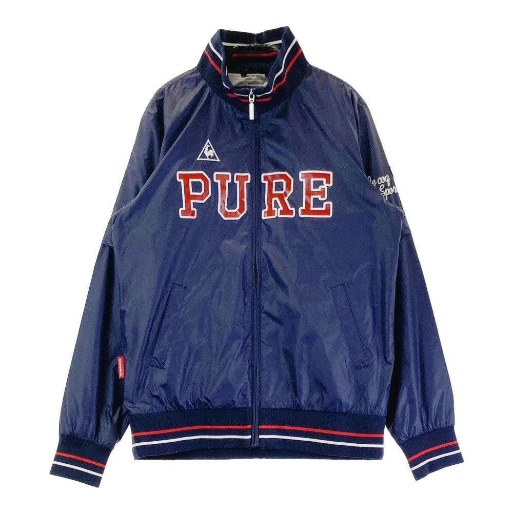 LE COQ GOLF ルコックゴルフ  2way ナイロン ジャケット  ネイビー系 L