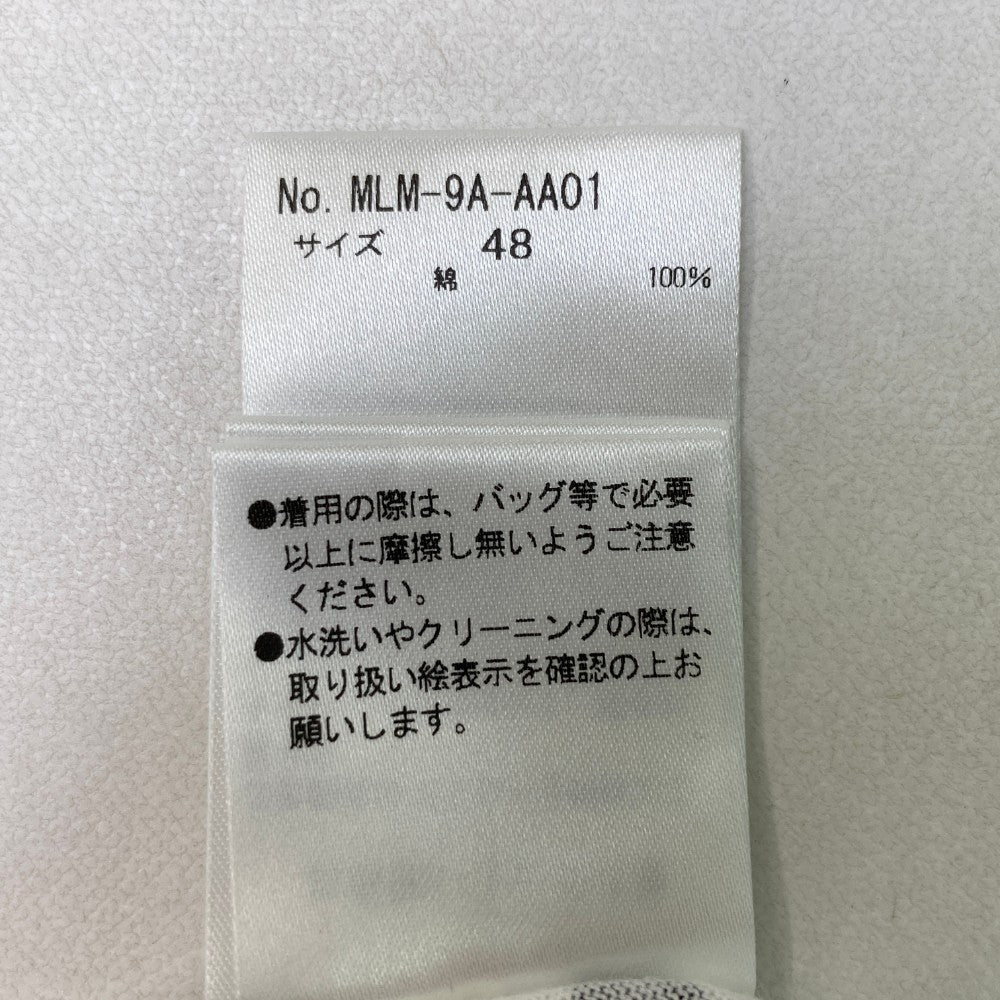 MARK&LONA マークアンドロナ  Vネック 半袖Tシャツ スカル 星 総柄 ホワイト系 48
