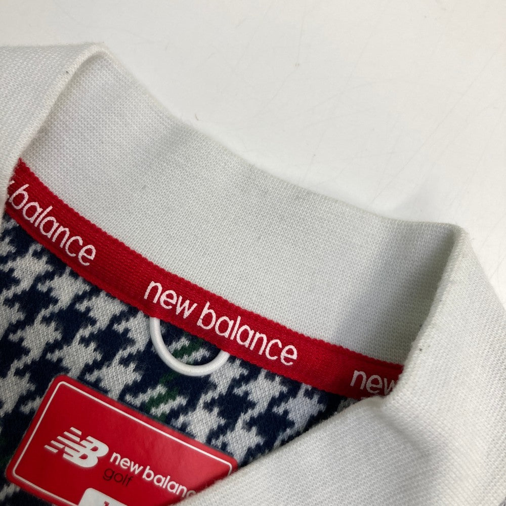 NEW BALANCE GOLF 뉴발란스; 스웨트 집업 재킷 체크 패턴 네이비 계열 1