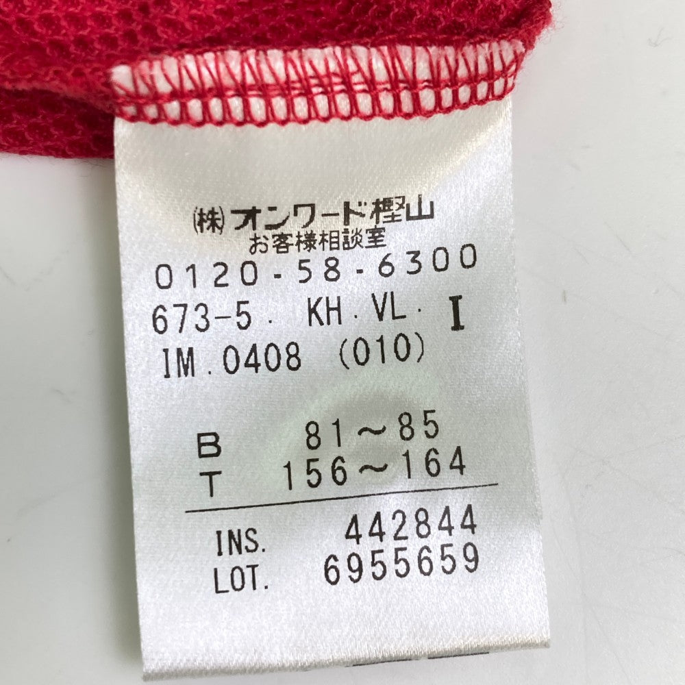 23区 GOLF 니주산쿠 골프 반팔 폴로 셔츠 레드 계열 1