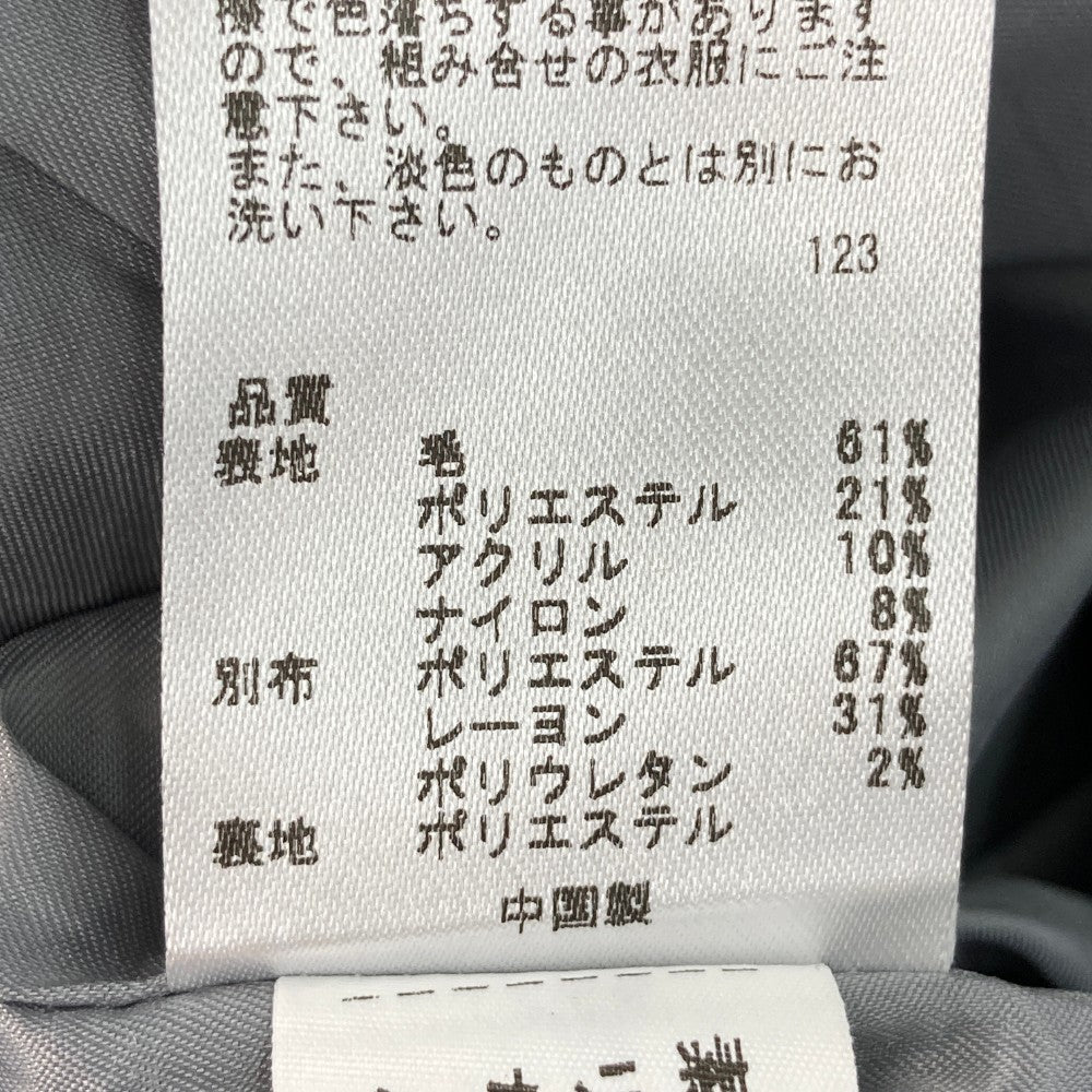 23구 GOLF 니쥬산쿠 골프 기모 스커트 울 혼방 스트라이프 패턴 그레이 계열 64
