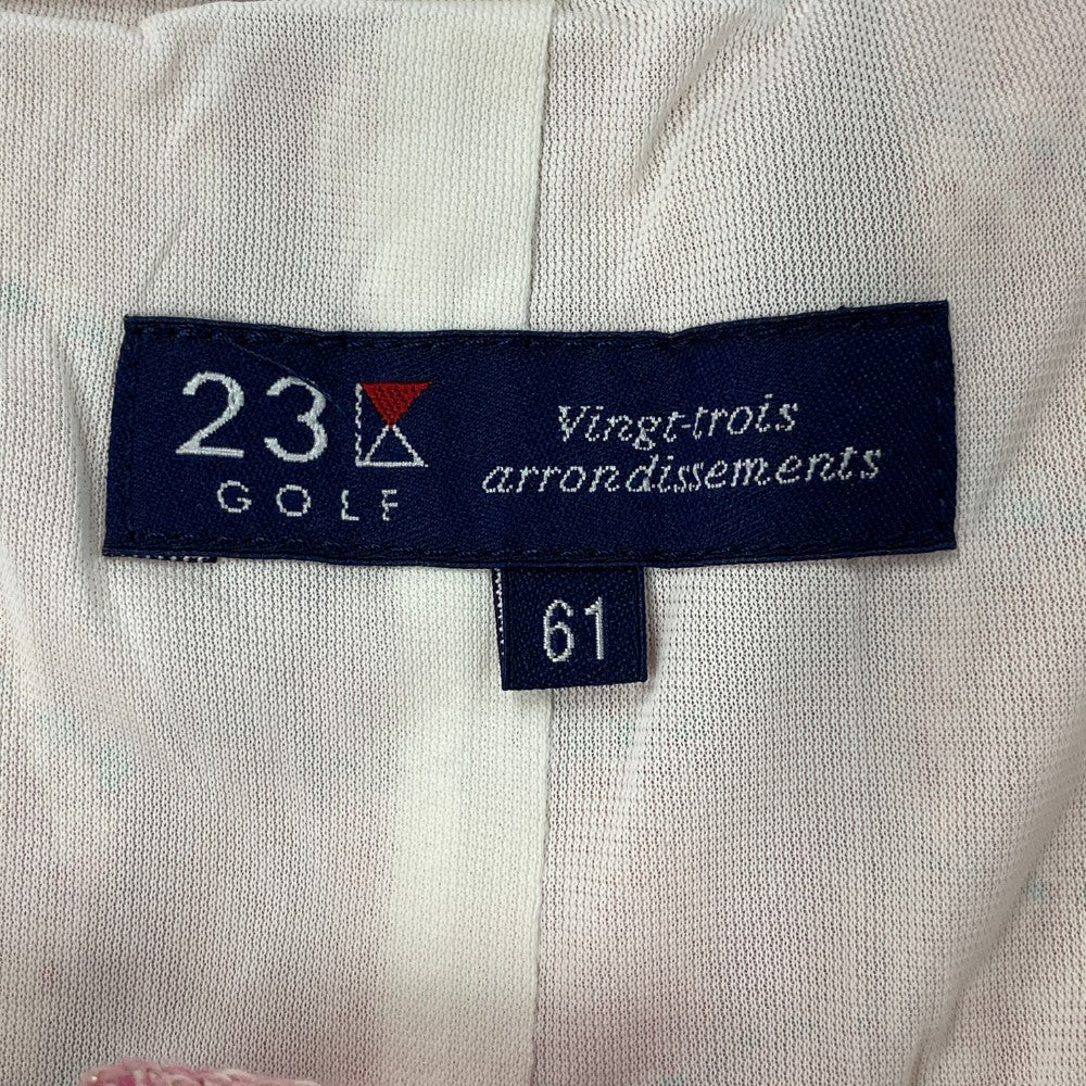 23区GOLF ニジュウサンクゴルフ  ストレッチ ショートパンツ ツイード ピンク系 61