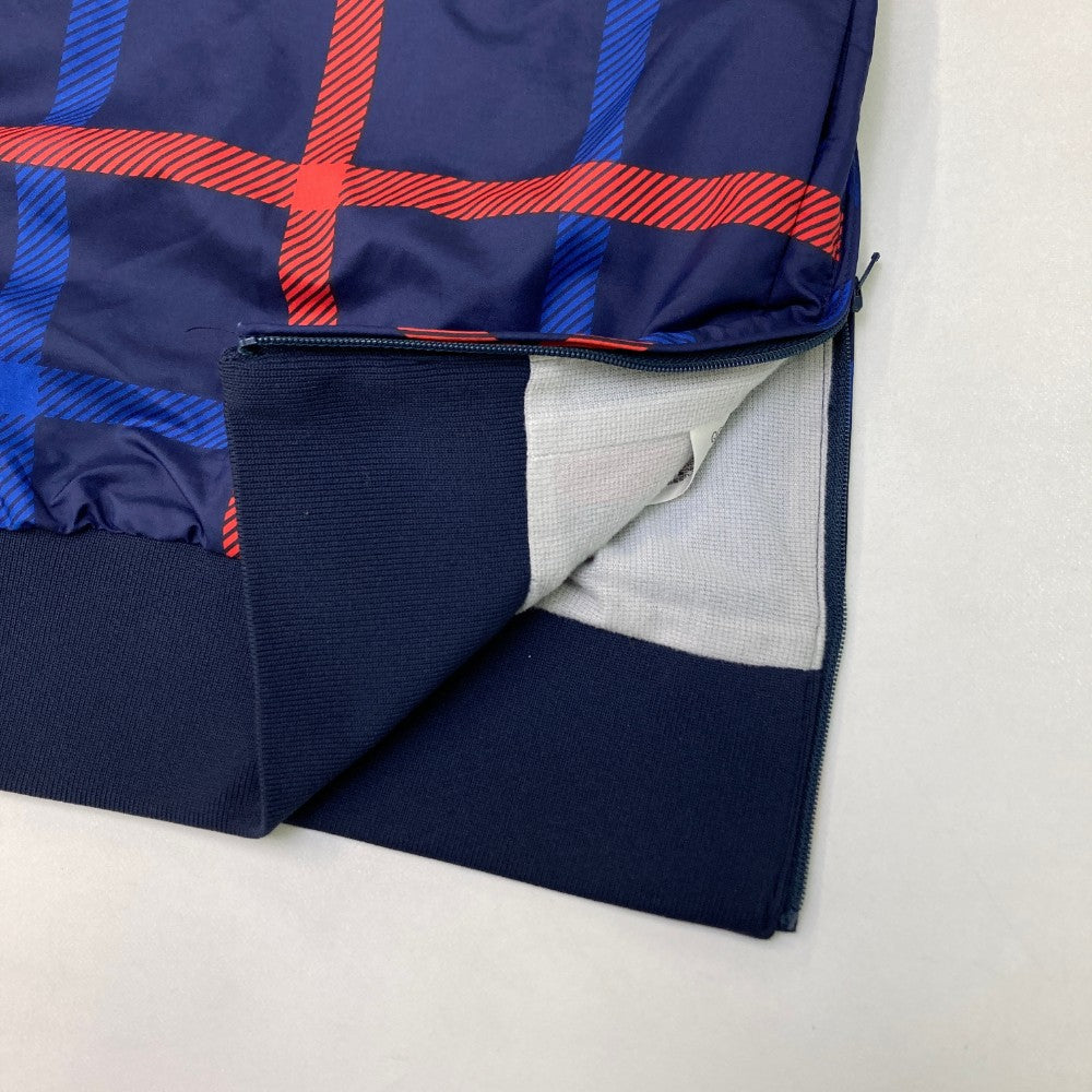 LE COQ GOLF ルコックゴルフ  ジャケット 長袖ブルゾン チェック柄 ネイビー系 M
