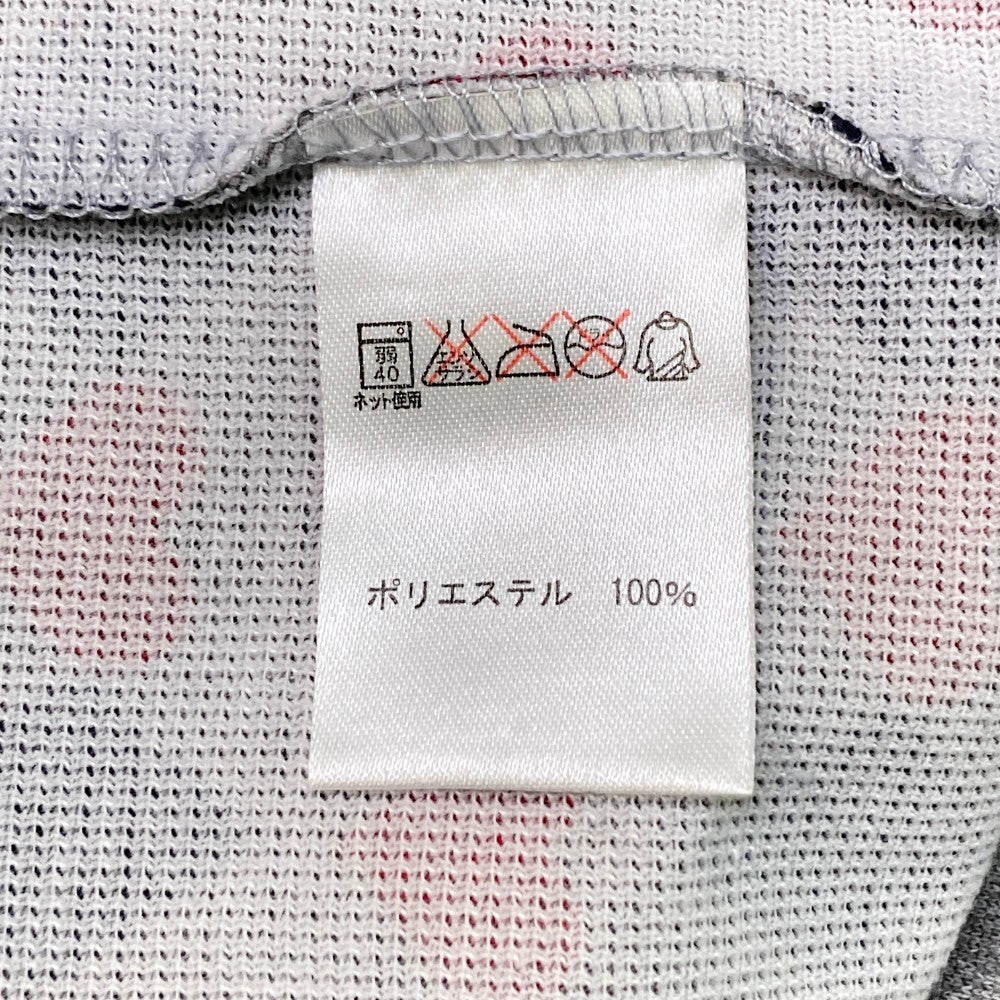 FILA GOLF フィラゴルフ  長袖ジップパーカー 総柄 グレー系 M