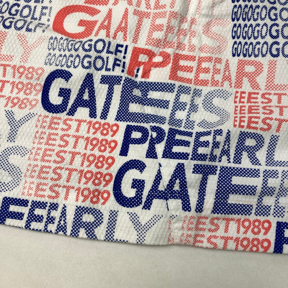 PEARLY GATES パーリーゲイツ 2024年モデル ストレッチスカート ロゴ 総柄 ホワイト系 0