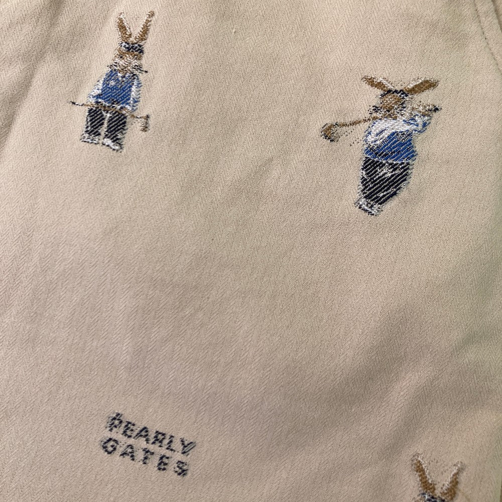 PEARLY GATES パーリーゲイツ 2023年モデル スカート トラッドラビット柄 ベージュ系 0