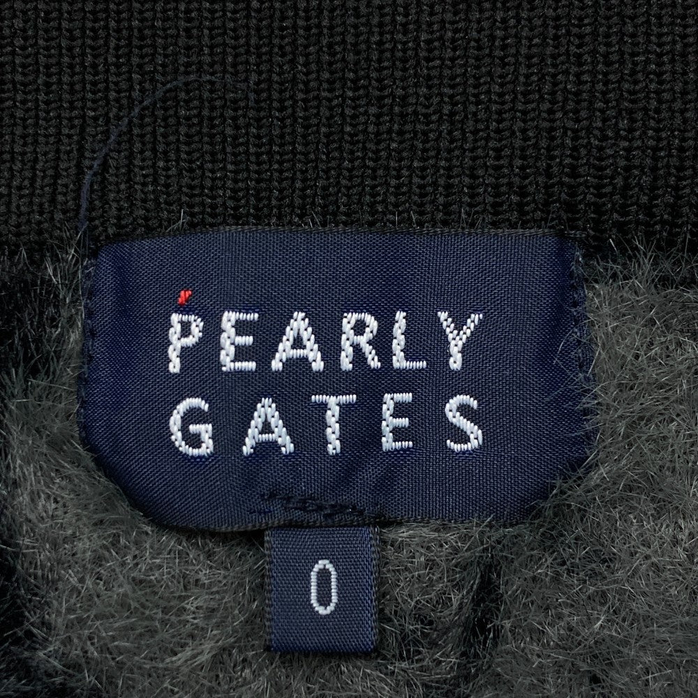 PEARLY GATES 펄리게이츠 2022년형 기모 니트 스커트 레오파드 패턴 그레이 계열 0