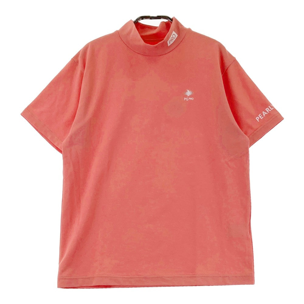 PEARLY GATES パーリーゲイツ 2024年モデル ハイネック 半袖Tシャツ フライングラビット ピンク系 0