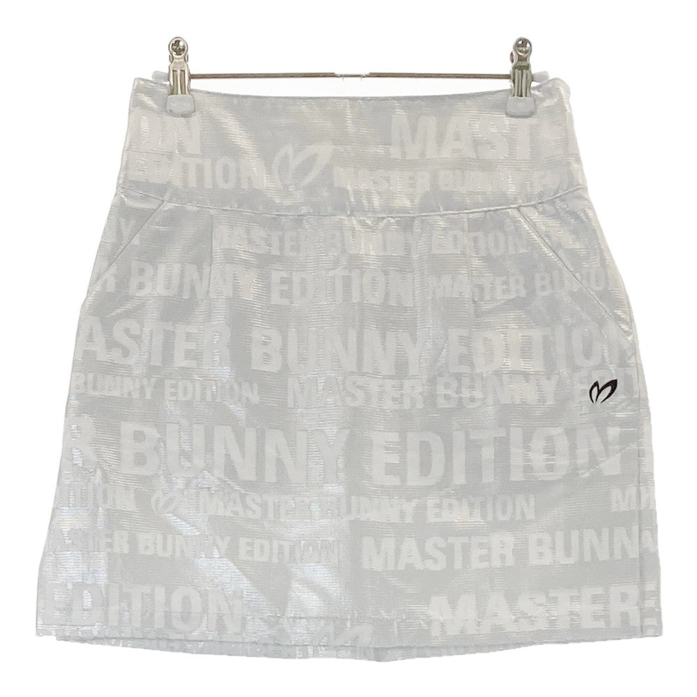 MASTER BUNNY EDITION マスターバニーエディション 2023年モデル スカート ロゴ 総柄 シルバー系 0