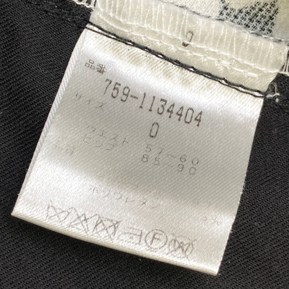 MASTER BUNNY EDITION マスターバニーエディション  ストレッチスカート 総柄 ブラック系 0