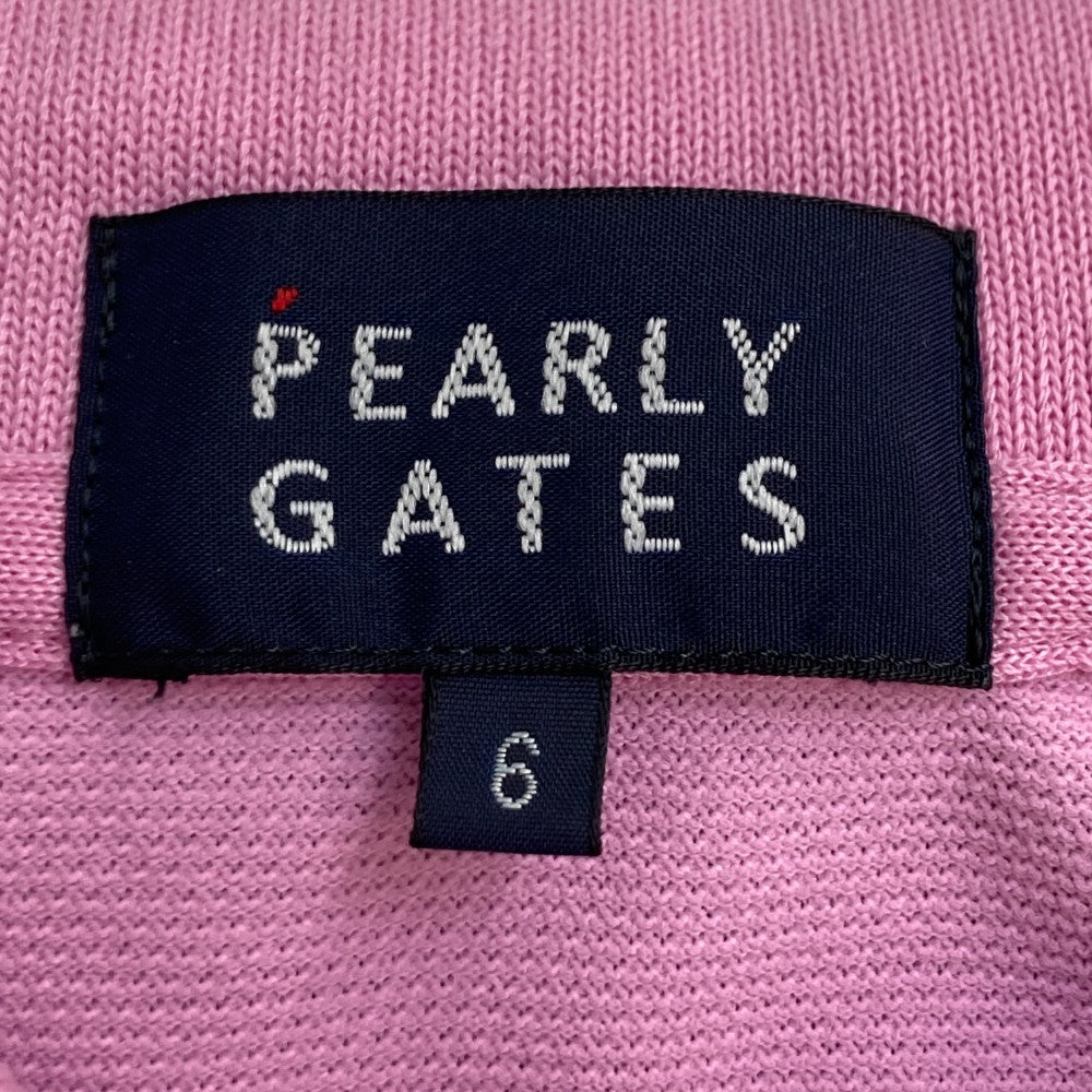 PEARLY GATES パーリーゲイツ 2024年モデル 半袖ポロシャツ  ピンク系 6
