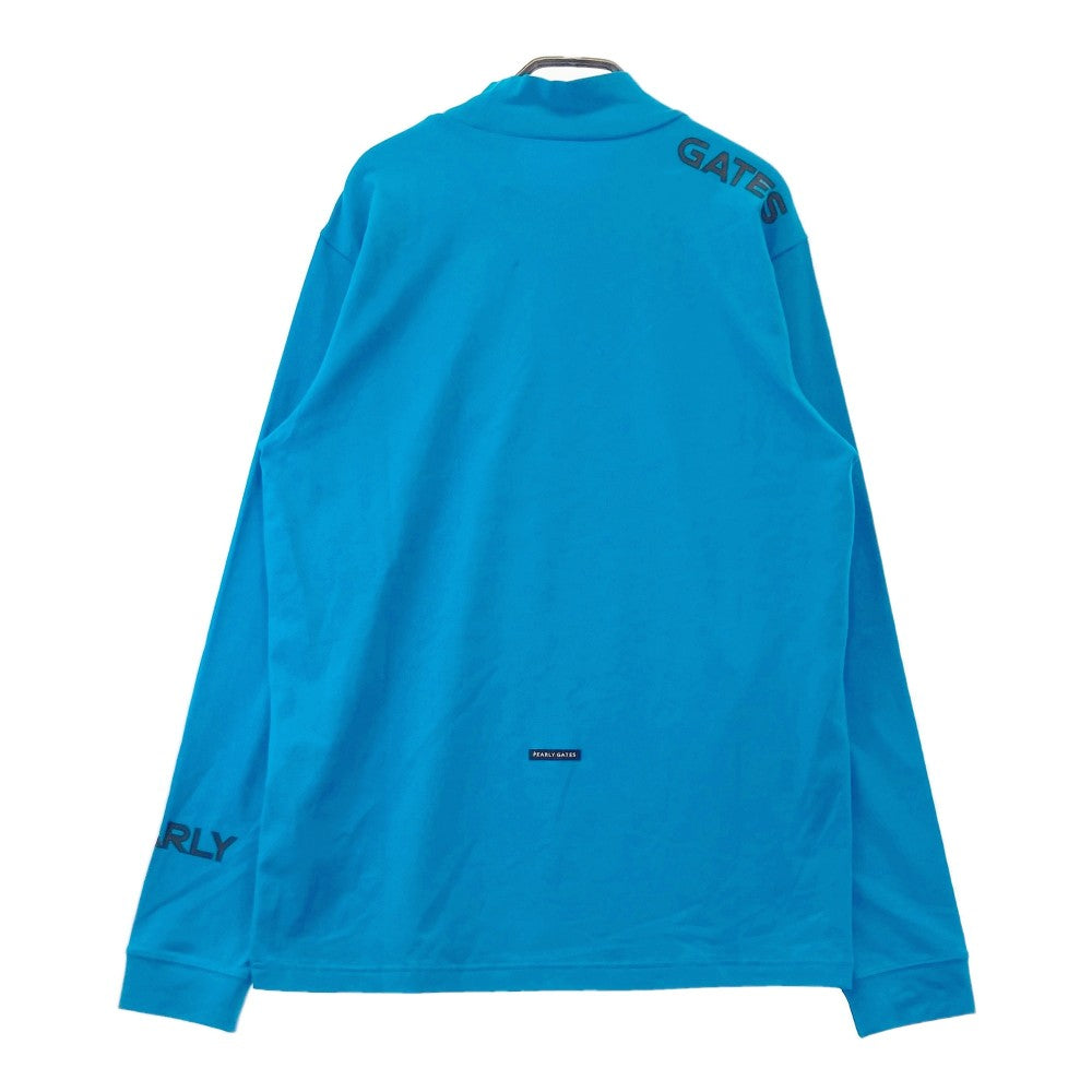 PEARLY GATES パーリーゲイツ 2024年モデル ハイネック 長袖Tシャツ  ブルー系 6