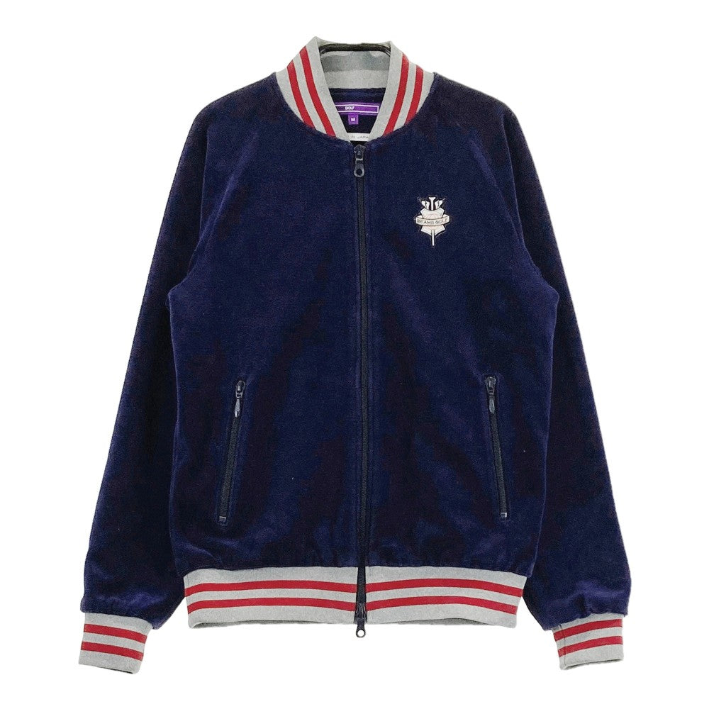 BEAMS GOLF 빔스 골프  집업 재킷  퍼플 계열 M