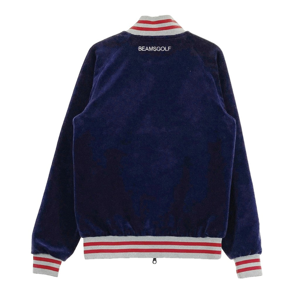 BEAMS GOLF 빔스 골프  집업 재킷  퍼플 계열 M