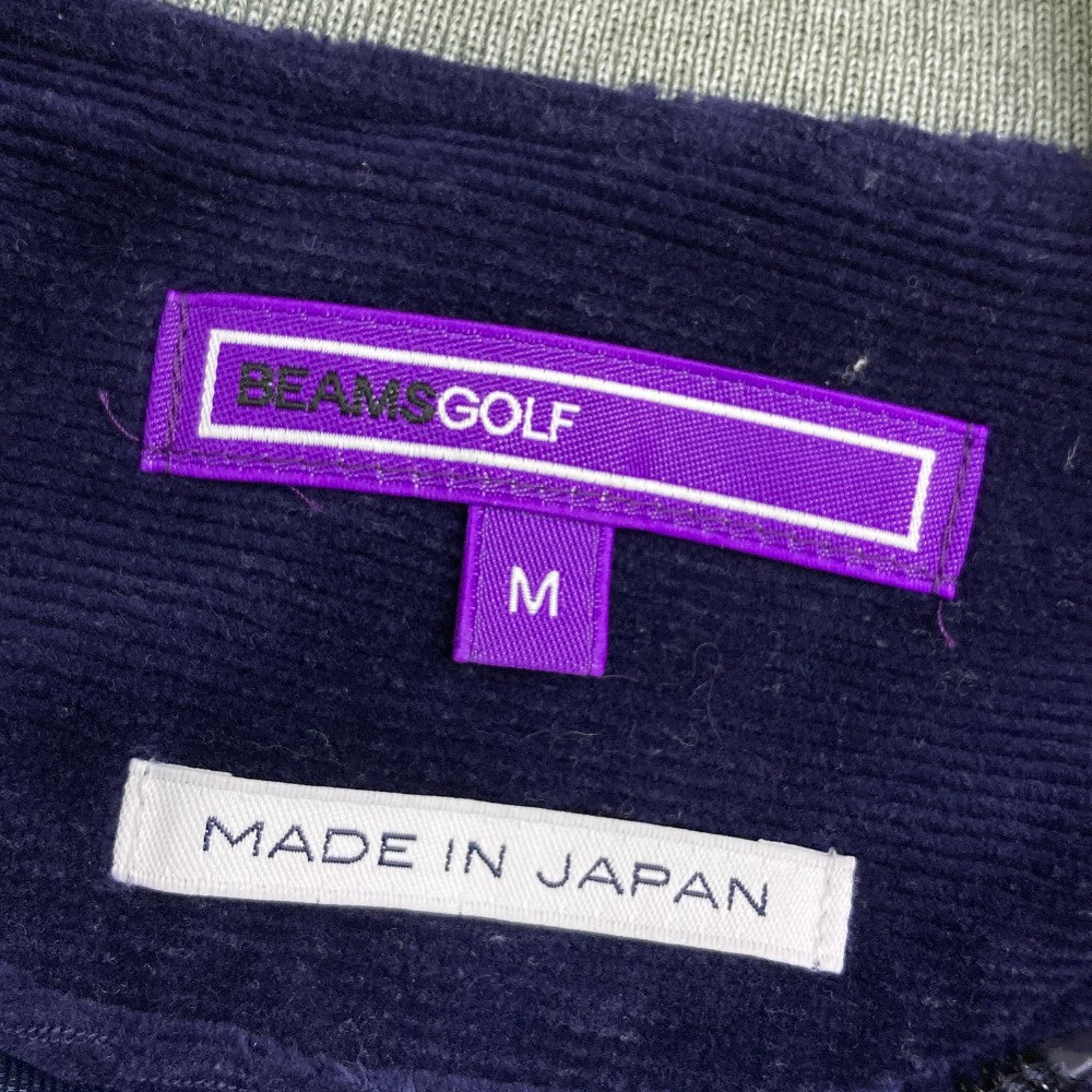 BEAMS GOLF 빔스 골프  집업 재킷  퍼플 계열 M
