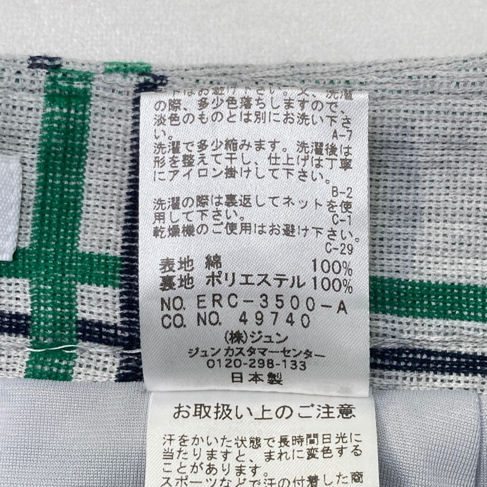 JUN&ROPE ジュンアンドロペ  スカート チェック柄 グレー系 S