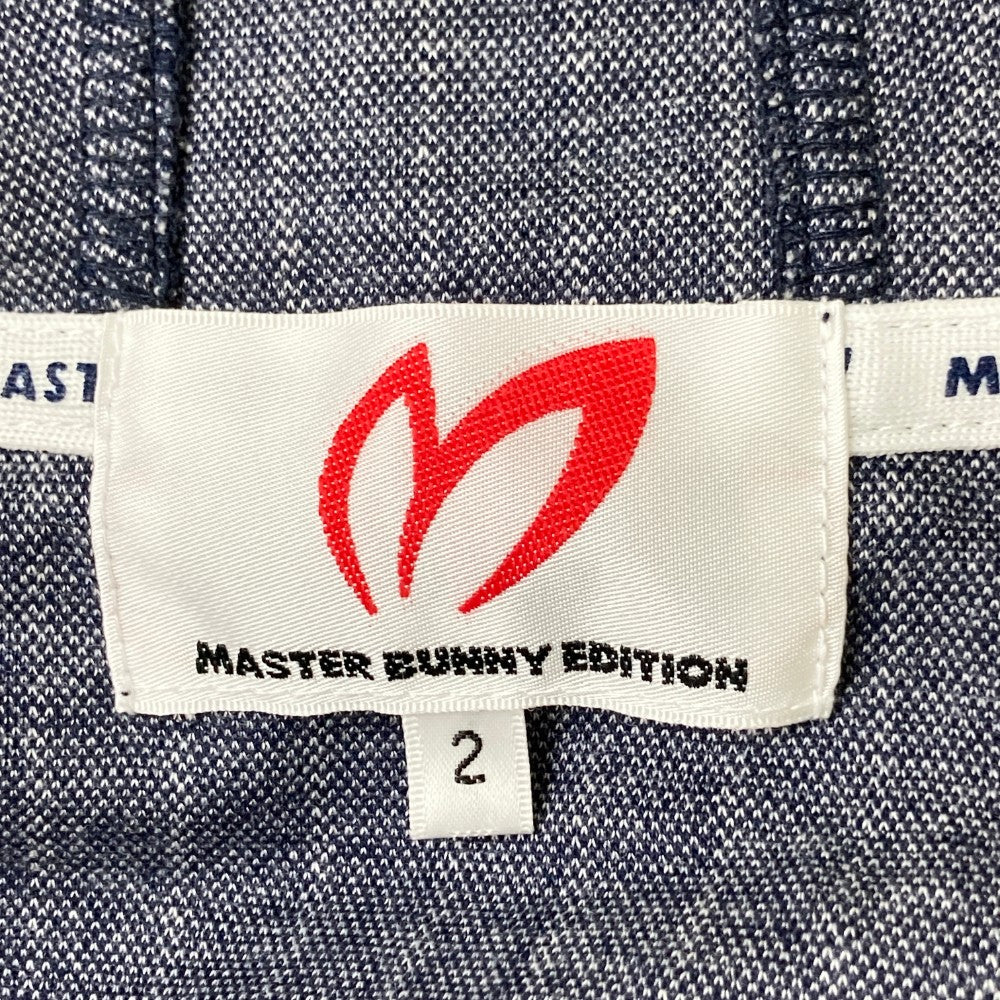 MASTER BUNNY EDITION マスターバニーエディション  フード付 ジップジャケット ストライプ柄 ネイビー系 2