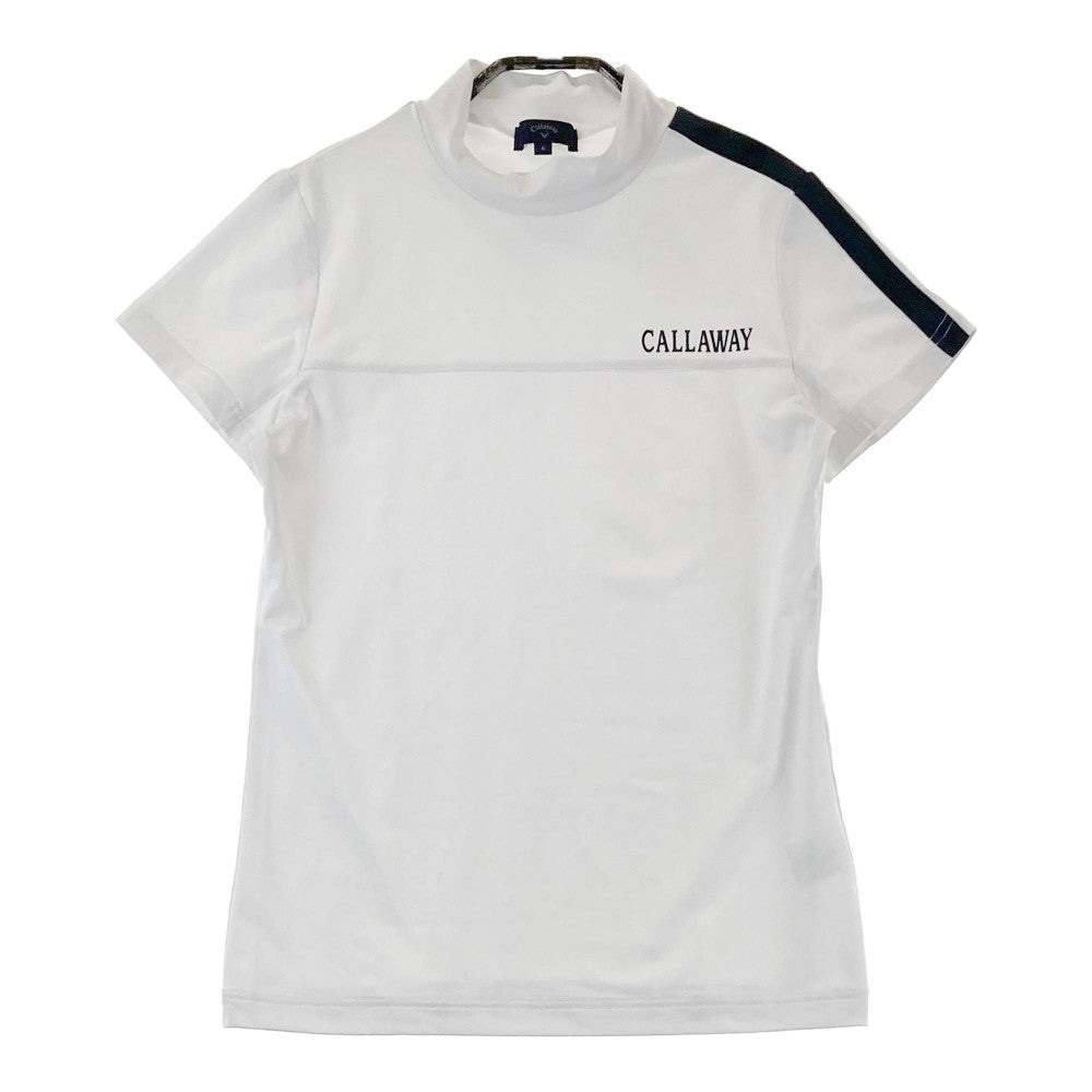 CALLAWAY 캘러웨이 2023년 모델 목넥 반팔 티셔츠 화이트 계열 S