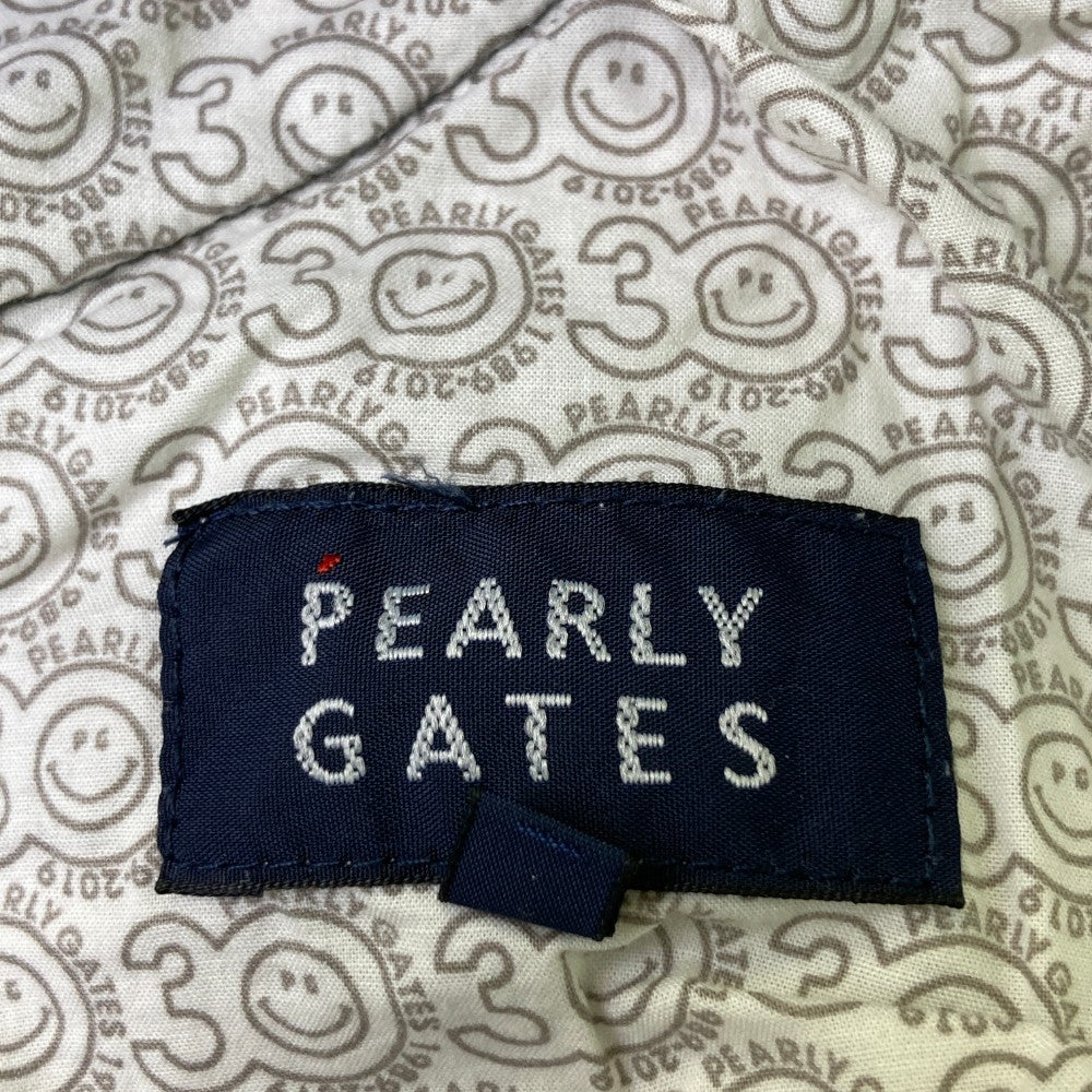PEARLY GATES パーリーゲイツ 30周年モデル ストレッチパンツ ストライプ柄 グレー系 0