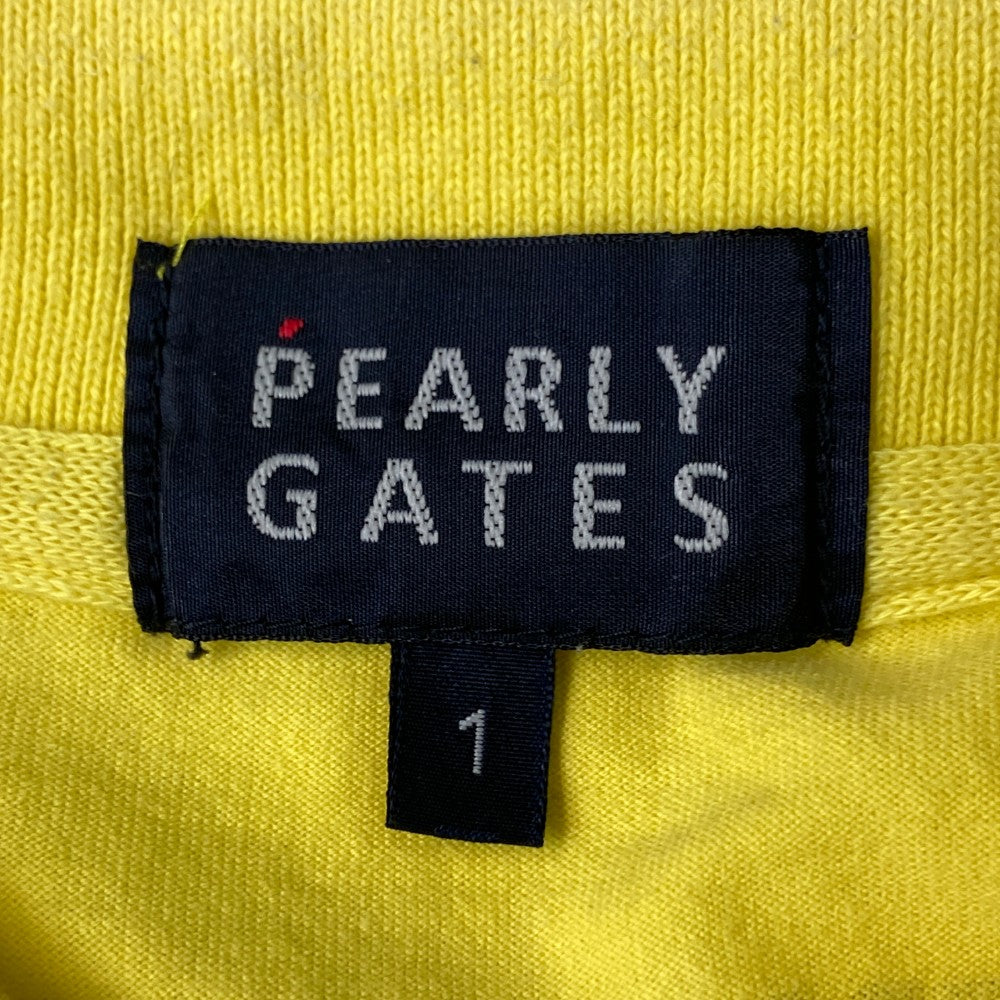 PEARLY GATES パーリーゲイツ  半袖ポロシャツ  イエロー系 1