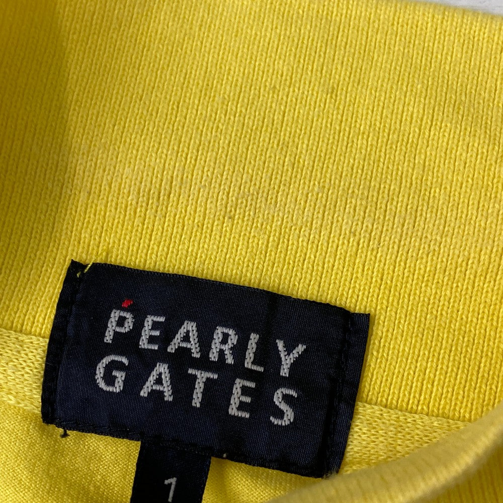 PEARLY GATES パーリーゲイツ  半袖ポロシャツ  イエロー系 1