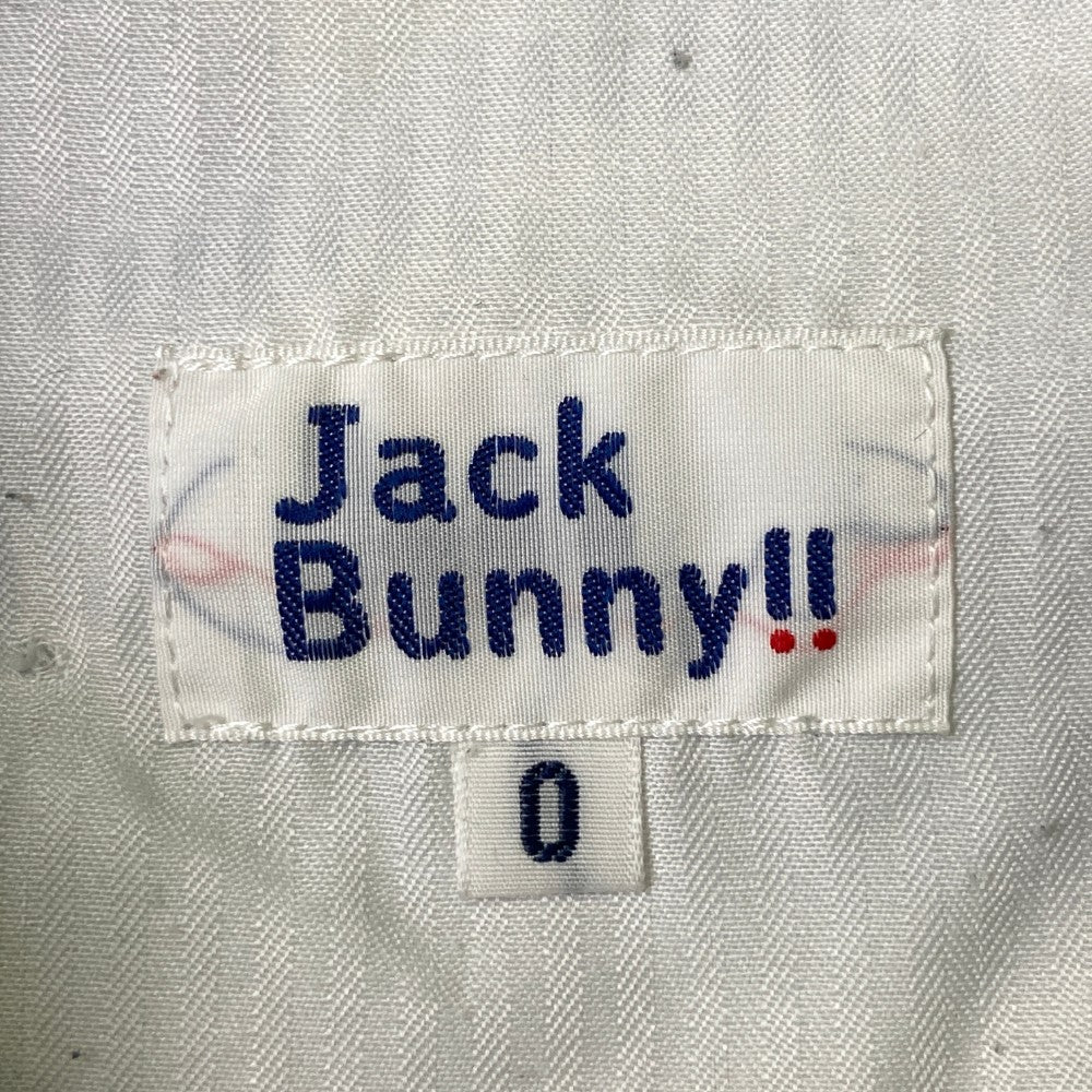 JACK BUNNY ジャックバニー  ストレッチパンツ ロゴ 総柄 ネイビー系 0
