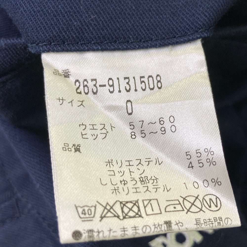 JACK BUNNY ジャックバニー  ストレッチパンツ ロゴ 総柄 ネイビー系 0