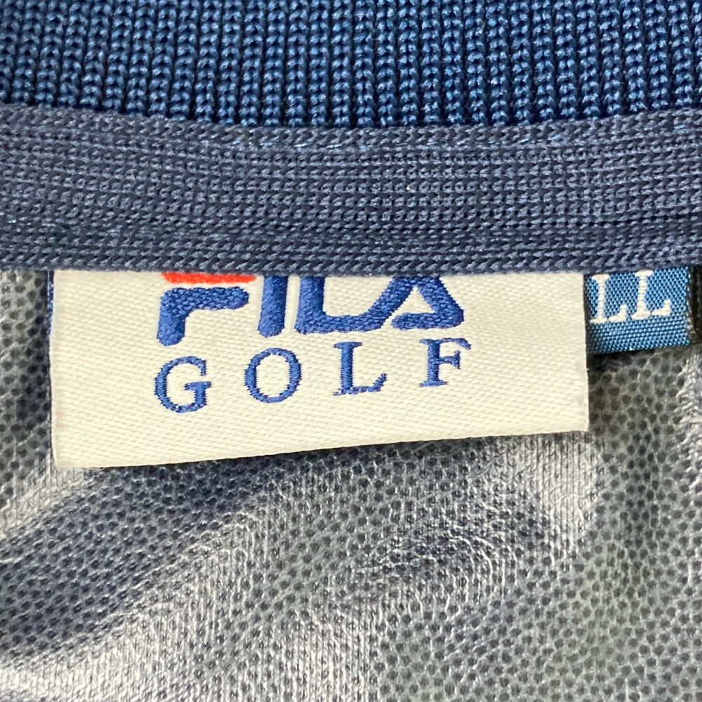 FILA GOLF フィラゴルフ  ジップジャケット  ネイビー系 LL
